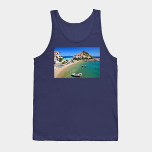 Kokkari embraced by the Aegean Tank Top